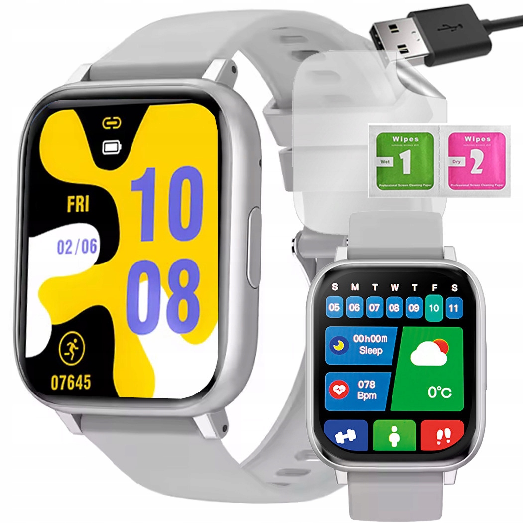 Chytré Hodinky s hovory a sportovními režimy – puls, kroky, Pl, hodinky