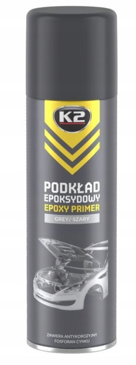 K2 Podkład Epoksydowy Antykorozyjny Szary Spray 500ml