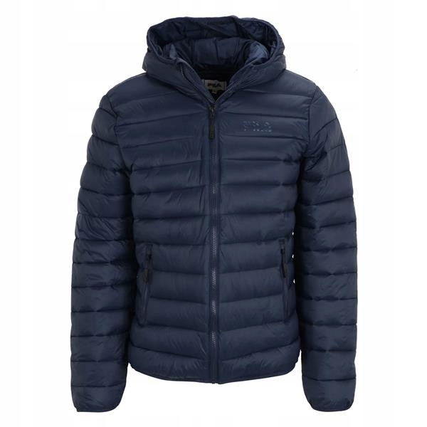 Pánská bunda Fila FAM026950004 Stein Hooded Lightweight Jkt Modrá XL