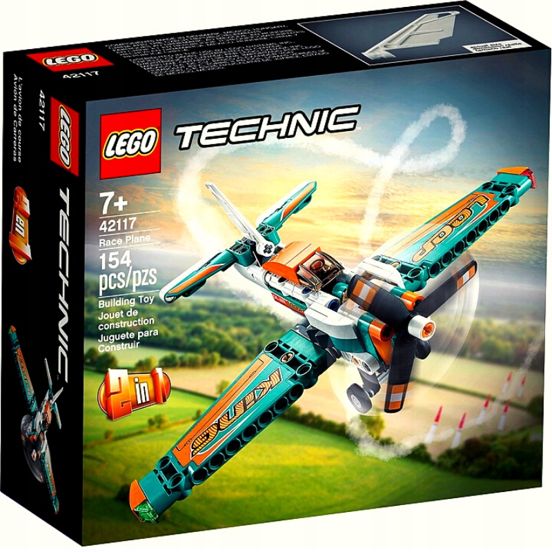 

Lego Technic 42117 Samolot wyścigowy 2w1
