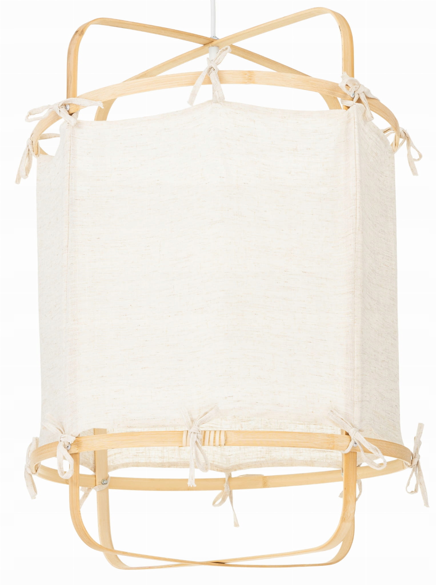 Lampa wisząca Boho lniana Linen TH01 45 cm