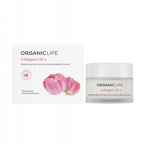 Organic Life Botaniczny krem na noc Collagen Lift