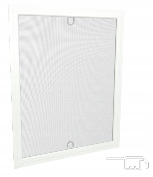 

Moskitiera okienna z kołnierzem, biały, 90cmx100cm