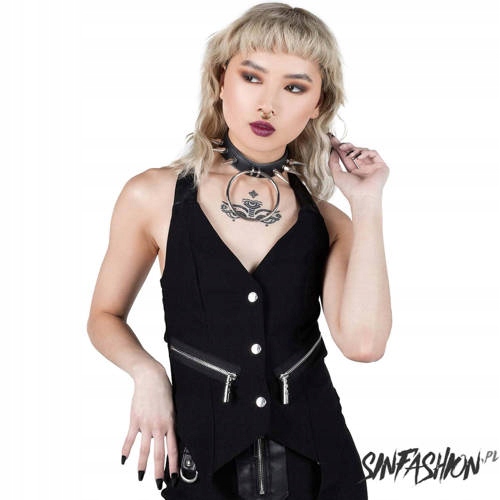 Košile bez rukávů Killstar Office Riot Chain Vest