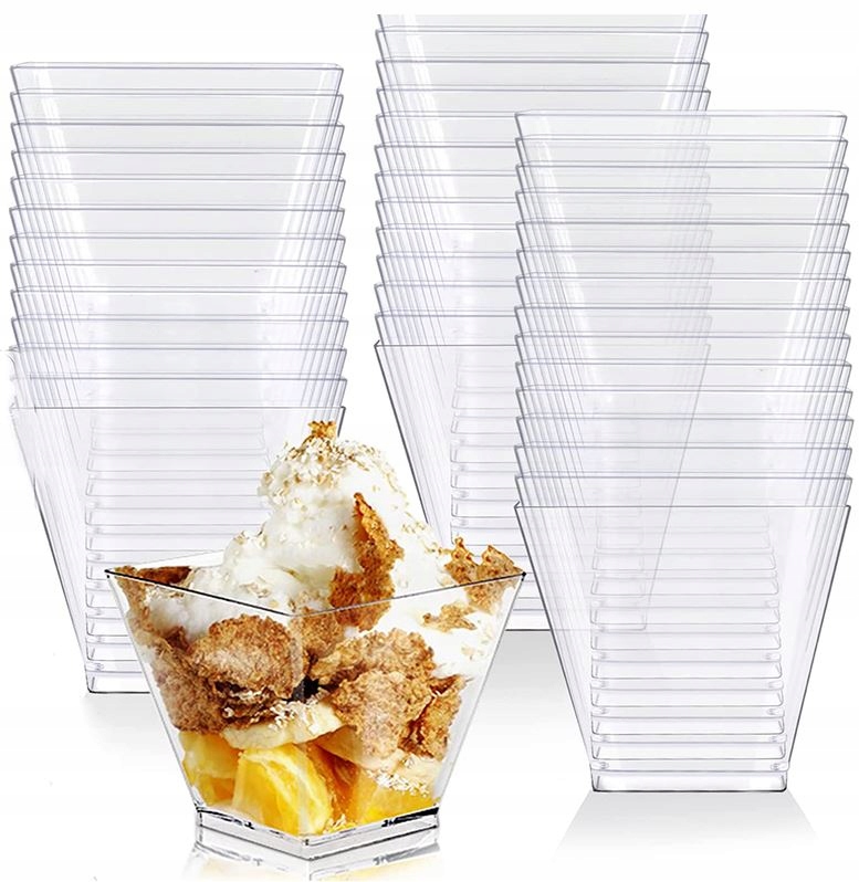 

Pucharki Na Przekąski kubeczki deser 200ml 50szt