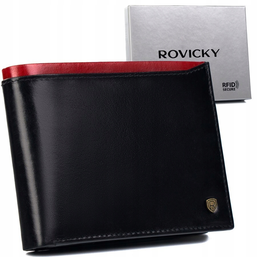Pánská peněženka N992-rvt Black+red Lumarko!