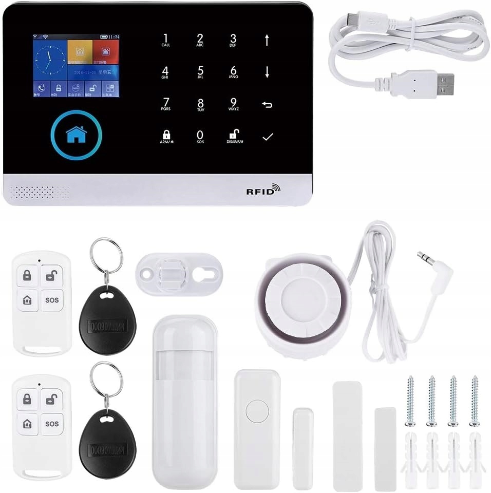 Inteligentný Video Alarm Zhuolong 433 Mhz Bezdrôtový Gsm Wifi Set Pro