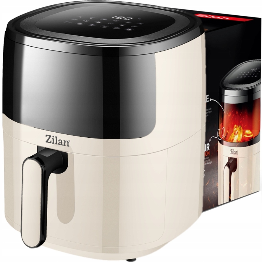 Frytkownica Z Oknem Podglądowym Air Fryer Digital 12 Prog XL 5L 1500W