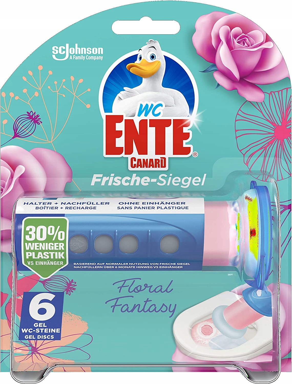 

Wc Ente Frische-siegel Floral Fantasy 6 szt De