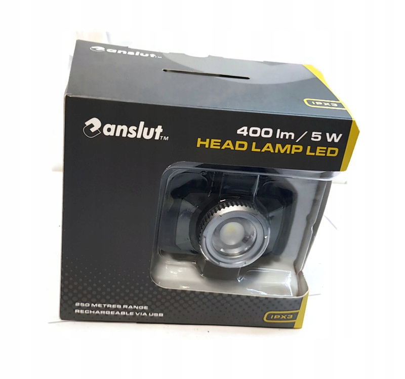 LATARKA CZOŁOWA LED 400lm 4 TRYBY ZASIĘG 97 M