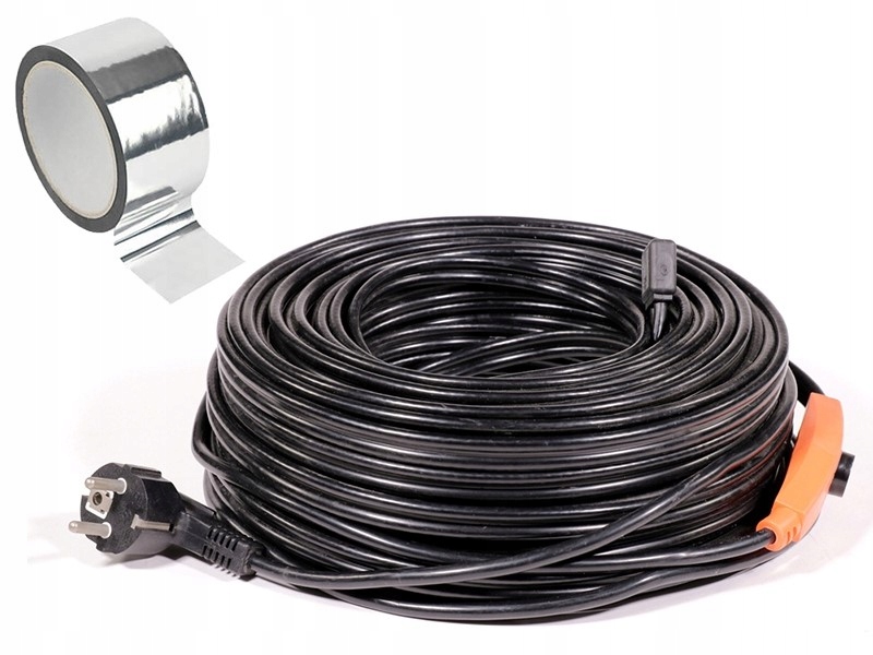 Bezúdržbový Vykurovací Kábel 36 m Vykurovací Kábel
