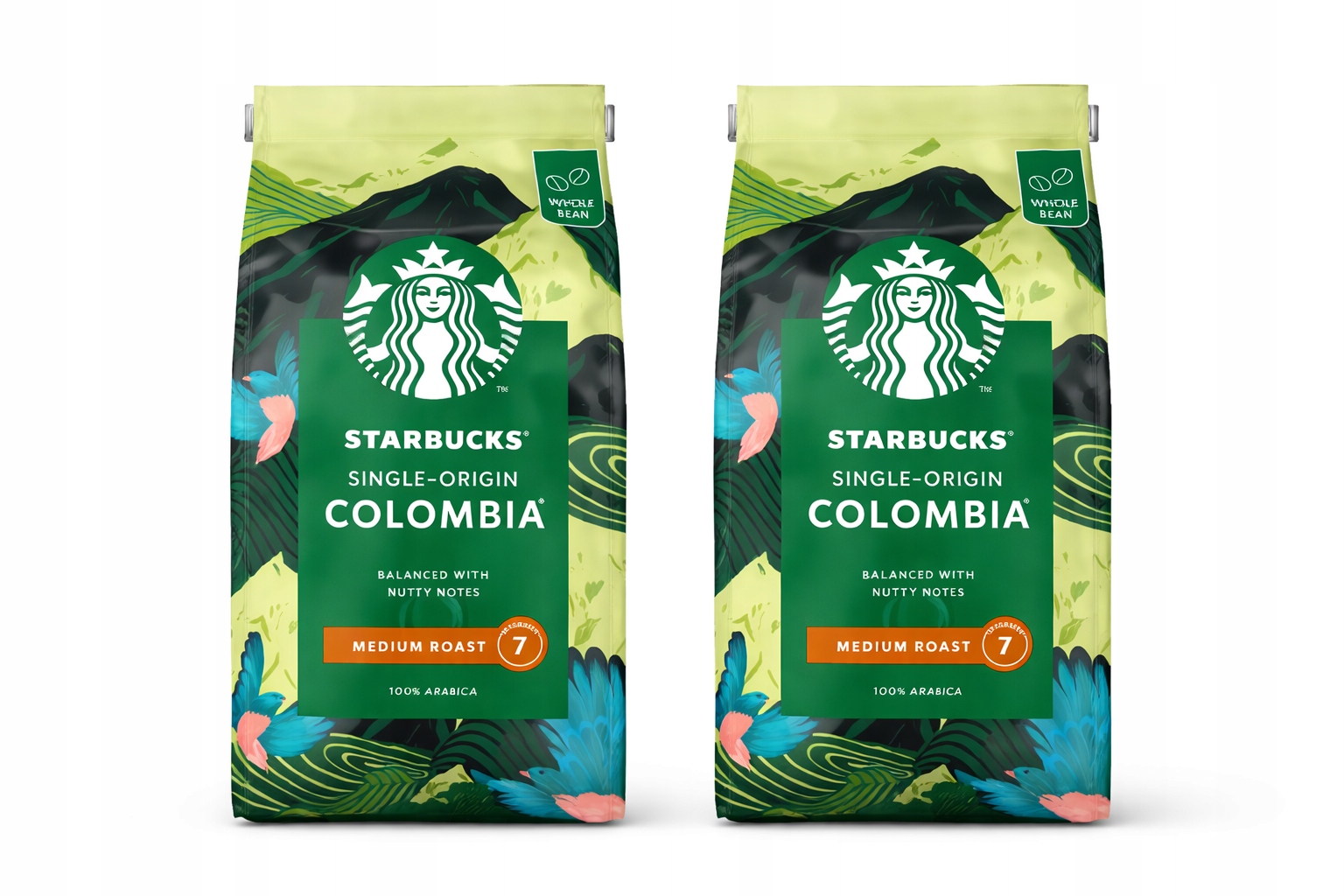 Kawa ziarnista Arabica Starbucks Kolumbia 2х450 g