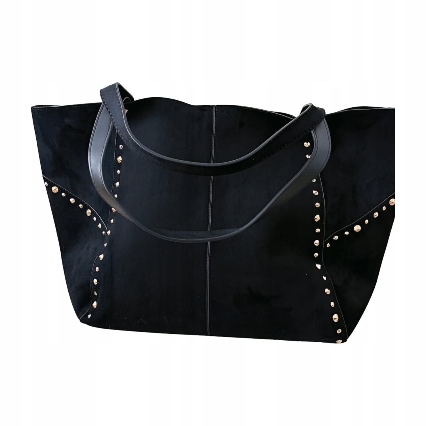 Gallantry taška shopper černá ekosemiš cvočky