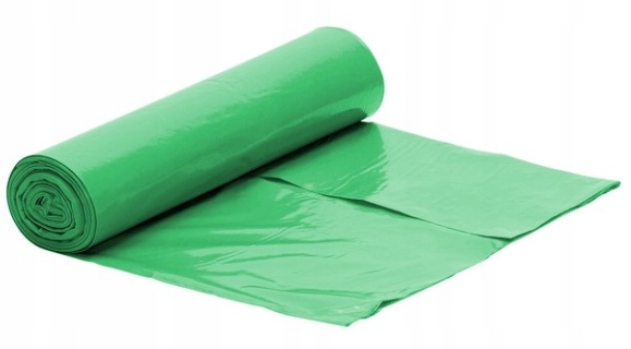 

Worki na śmieci 160l Ldpe, zielone 10 szt