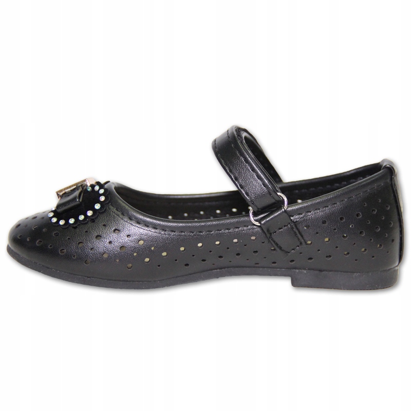 Ażurowe balerinki pantofelki wizytowe r.23/13,5cm Płeć dziewczynki