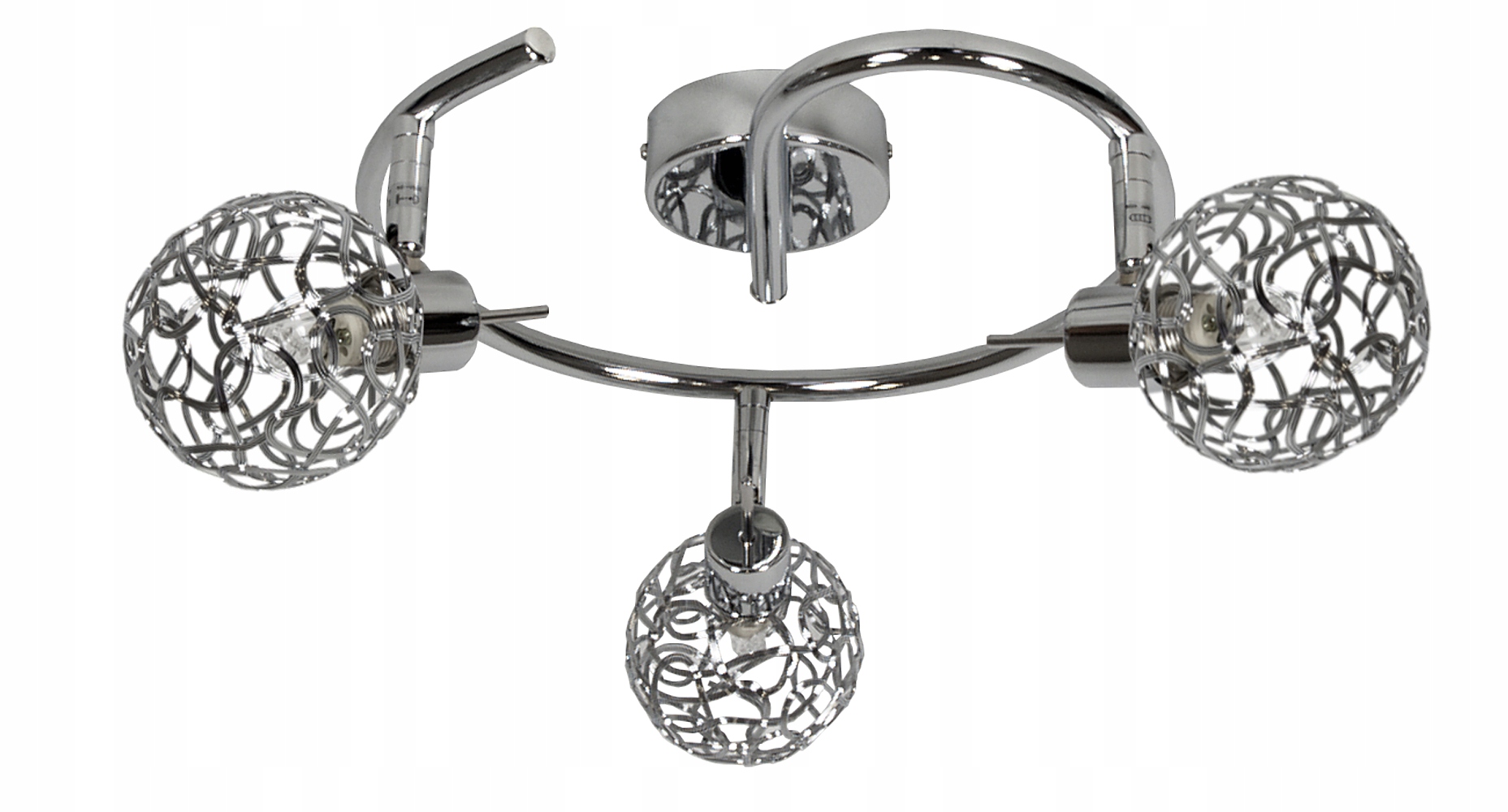 Stropní reflektor kulatý Candellux stříbrný