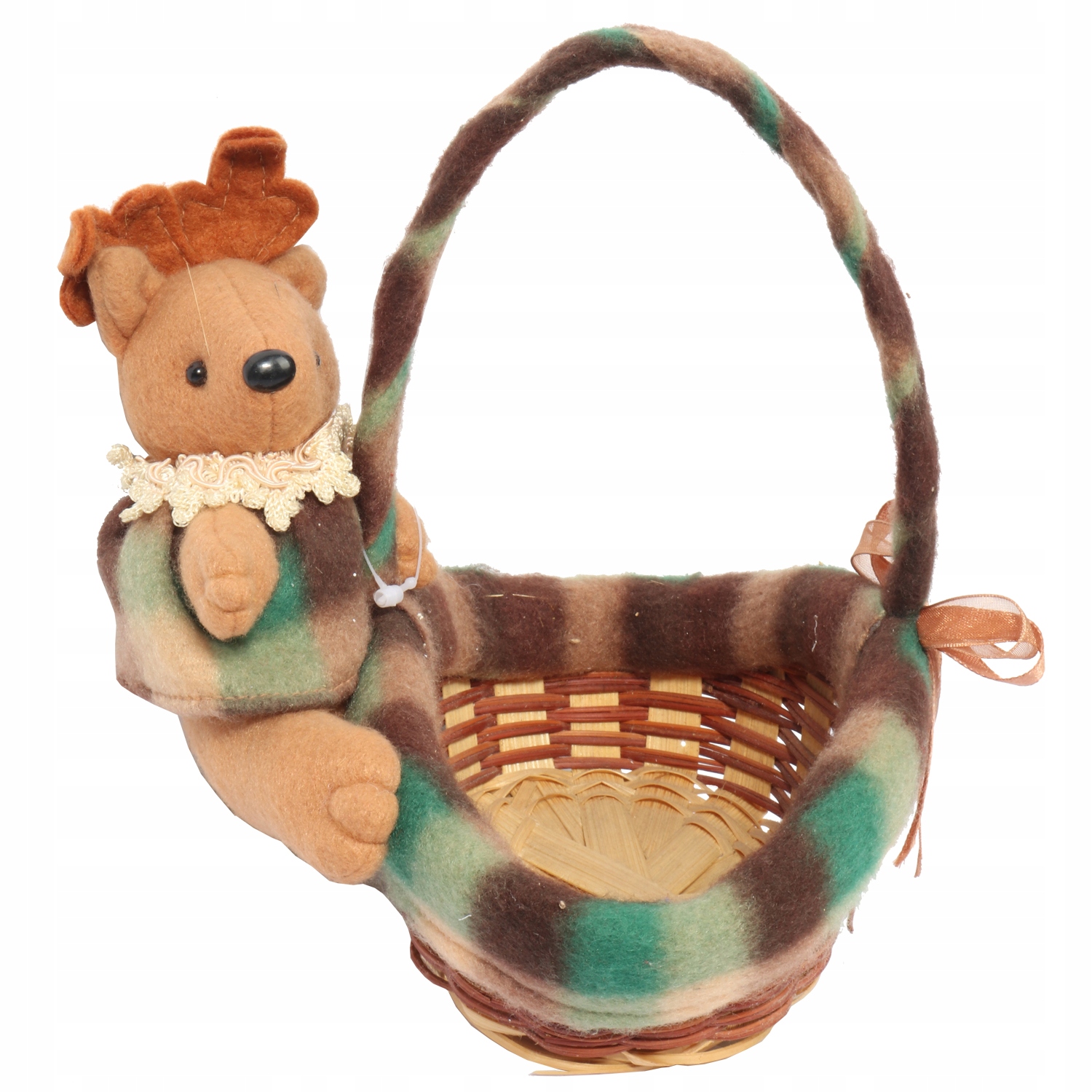 KOSZYK ŚWIĄTECZNY Z RENIFEREM 20 CM Marka Goliat