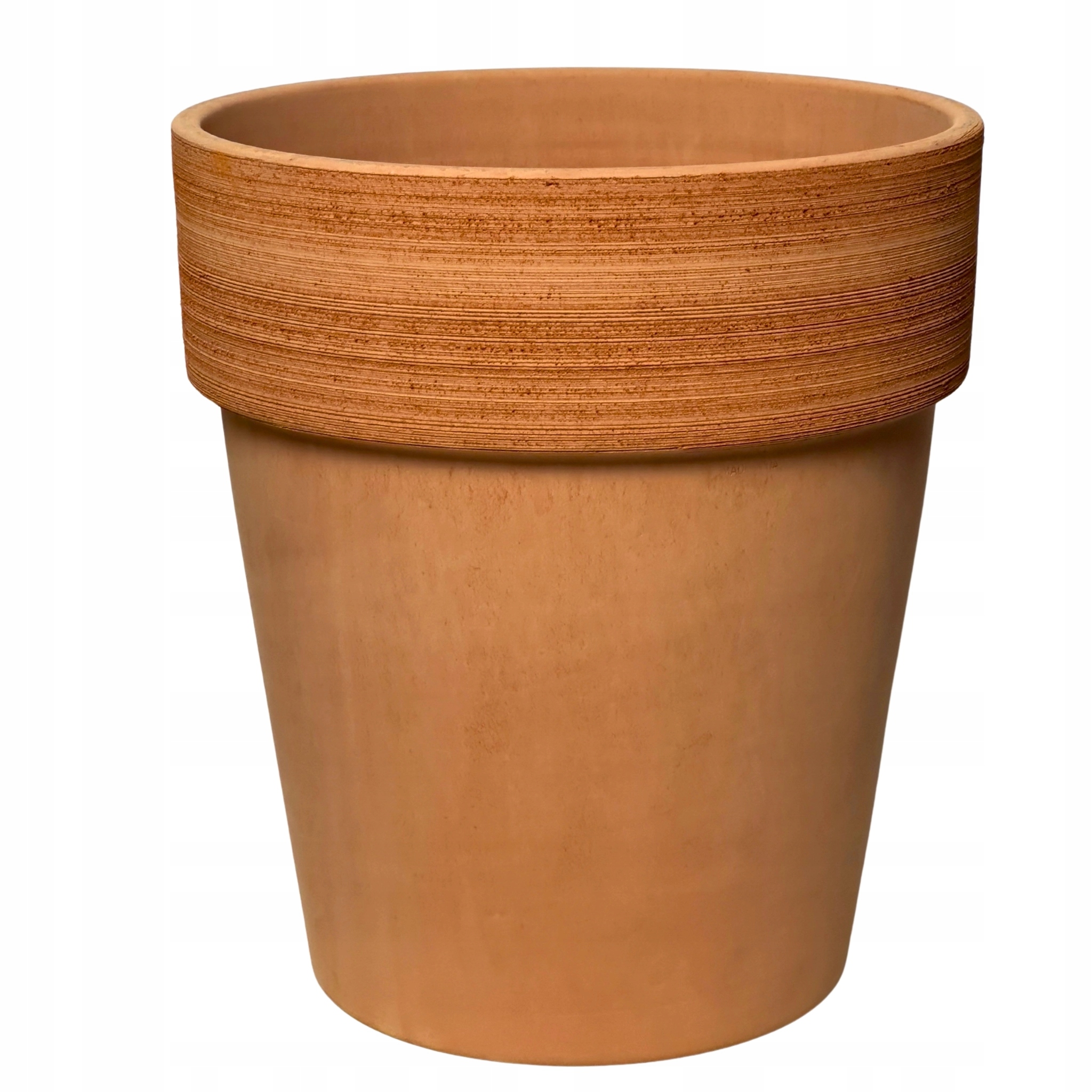 Doniczka Donica Ogrodowa Włoska Z Terakoty Ryflowana 31x36 CM