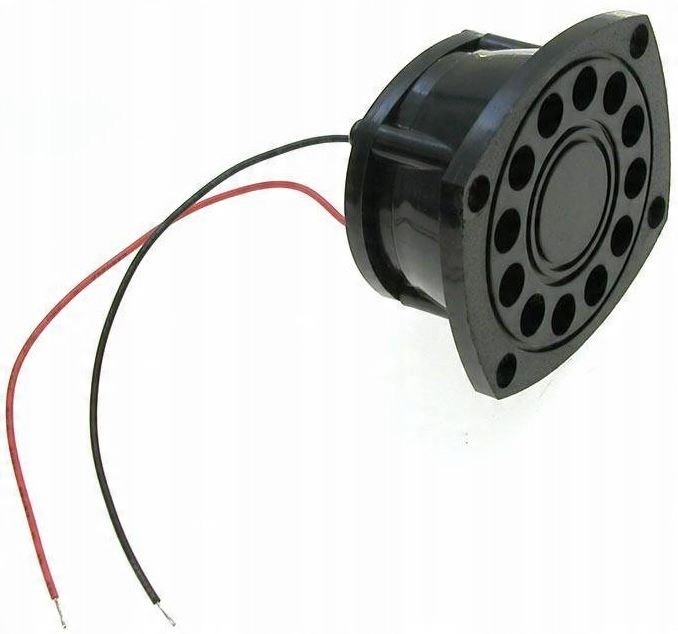 

Głośnik 98 dB, 300 0Hz, rozmiar 53x59x28.5 mm
