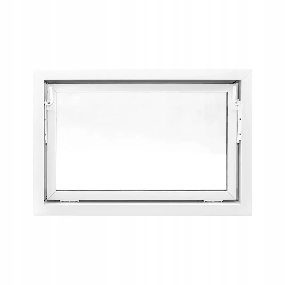 Okno PCV Inwentarskie Gospodarcze Okno na wymiar do piwnic 900X600mm Białe Szerokość 900 mm