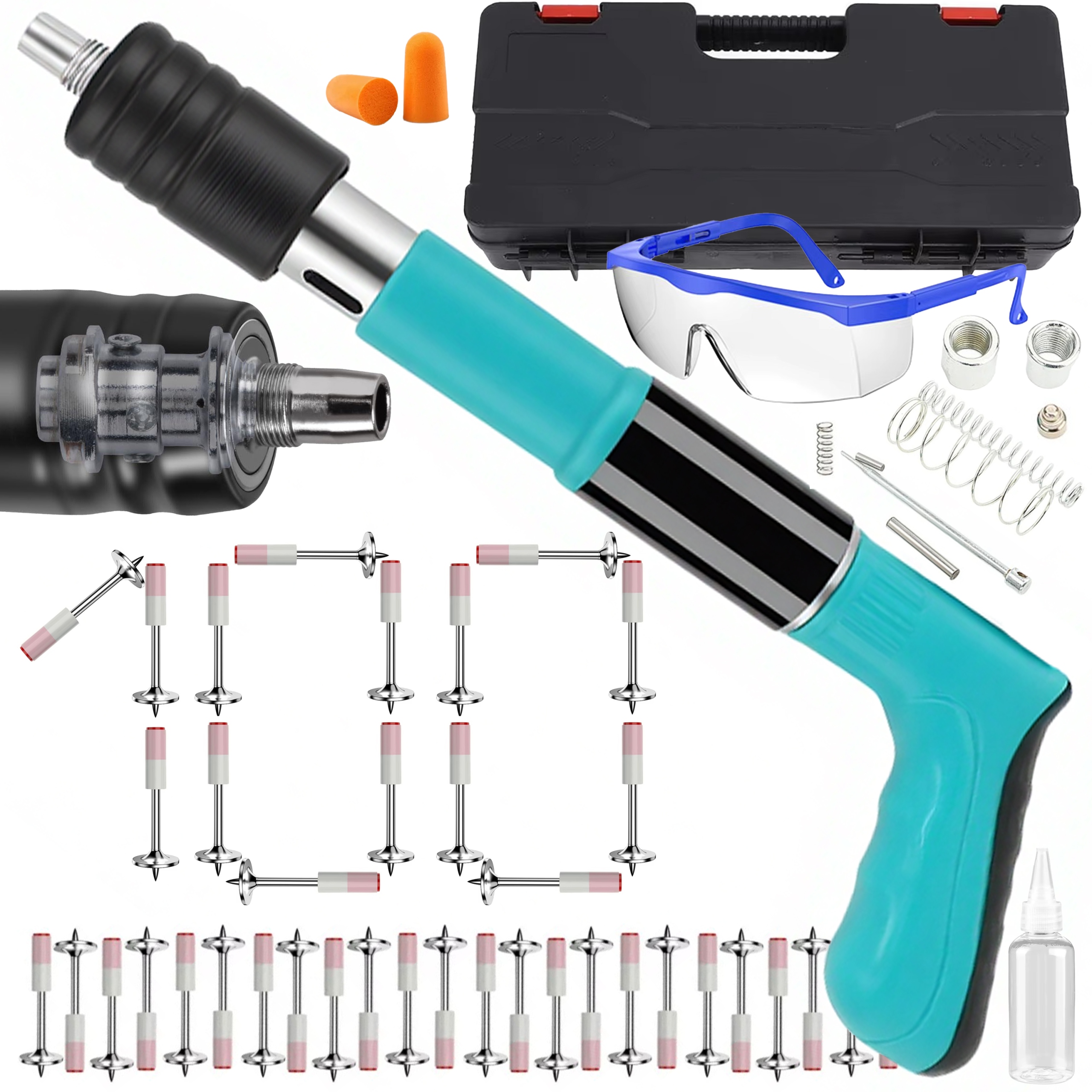 Gwoździarka Ręczna Do Betonu Stali Drewna z regulacją 100 Gwoździ