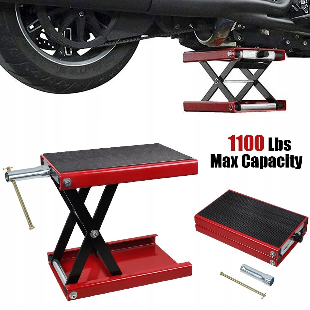 Zdvihák na motocykel 500 kg nožnicový 19–34 cm oceľový