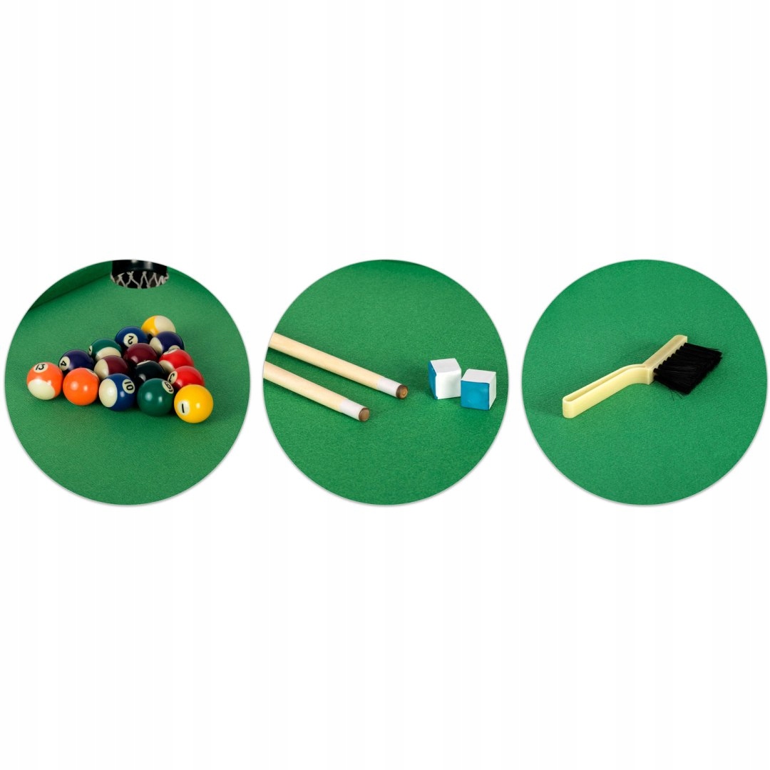 Stół do gry w bilard 122 x 61 x 76 cm NS-807 ciemny brąz Rodzaj stołu Pool