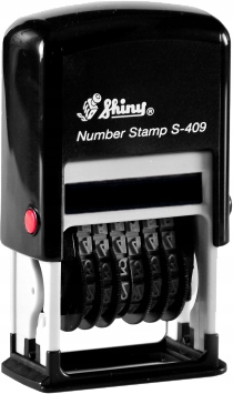 

Numerator samotuszujący Shiny S-409 6 cyfr 4mm