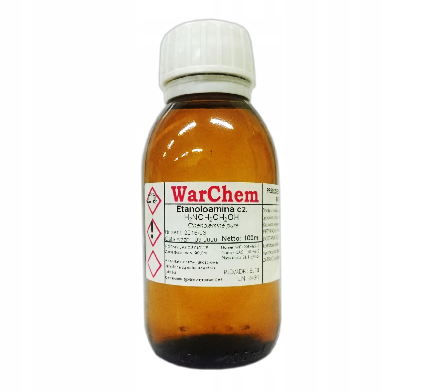 

Etanoloamina czysta 100ml