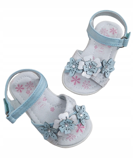 

Cool Club sandały 20 Sandałki brokat Kwiaty cyrkoń