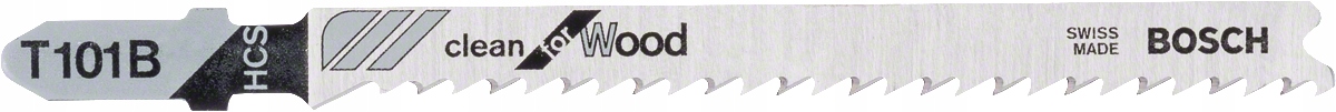 Pilový Pilový List ve tvaru T (t) pro přímočaré pily Bosch T101B 100 Ks