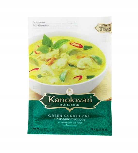 

Pasta curry zielona Kanokwan bezglutenowa 50 g