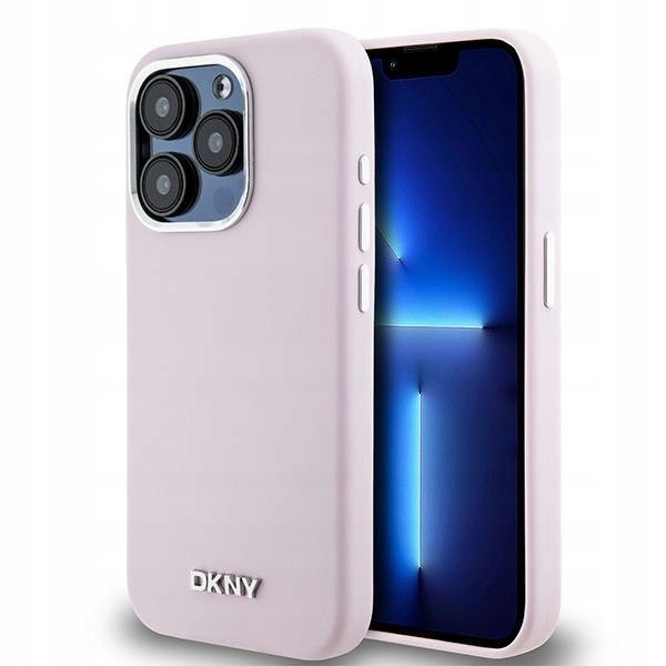 Dkny DKHMP14LSMCHLP iPhone 14 Pro 6.1"różowy/pink hardcase Liquid Sili