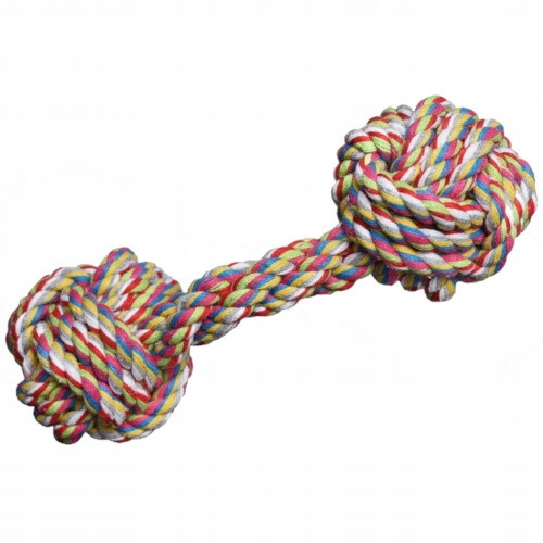 

Pet Nova Hantel ze sznura bawełnianego 25cm