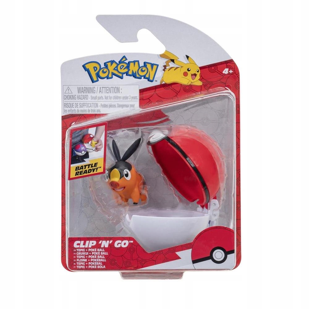 

Pokemon Poke Ball Clip N Go Figurka Tepig PKW2665