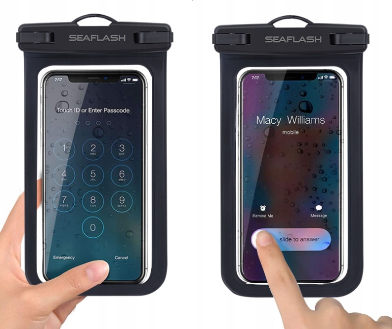 ETUI x2 WODOODPORNE IPX8 NA TELEFON BASEN KAJAK Przeznaczenie uniwersalne