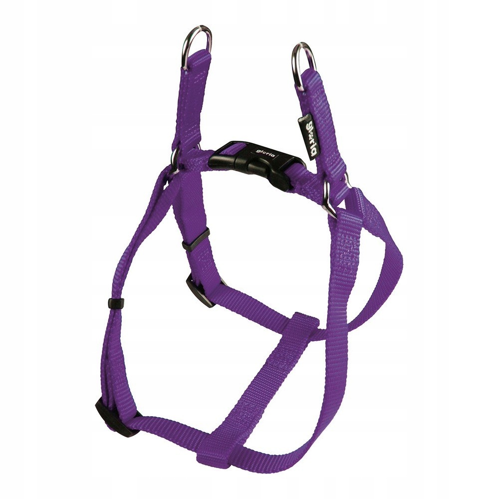 Levně Postroj pro psa Gloria Hladký Ajustable 61-91 cm Fialová Velikost L