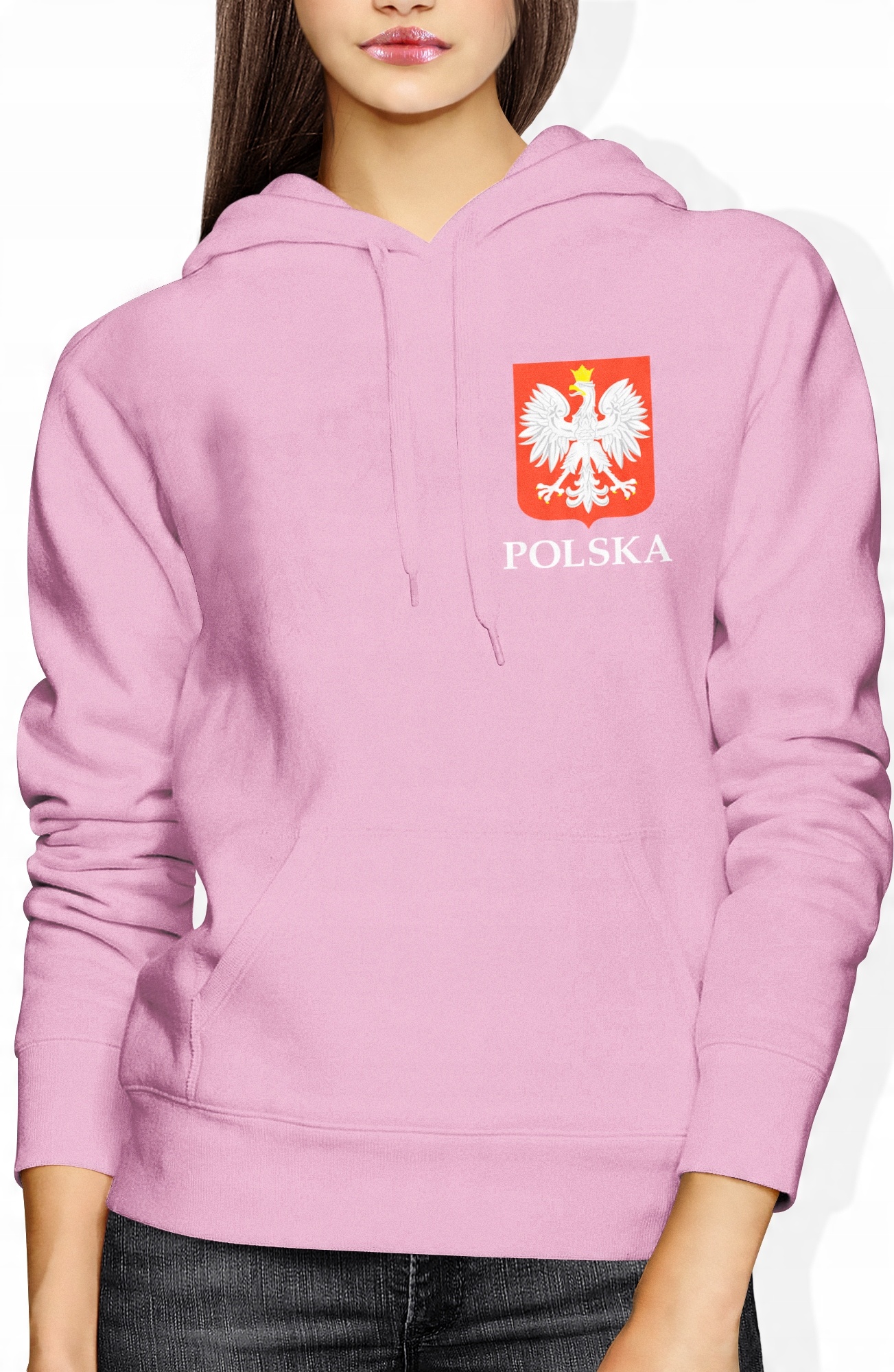 

Damska Bluza Z Kapturem Polska Patriotyczna R. L