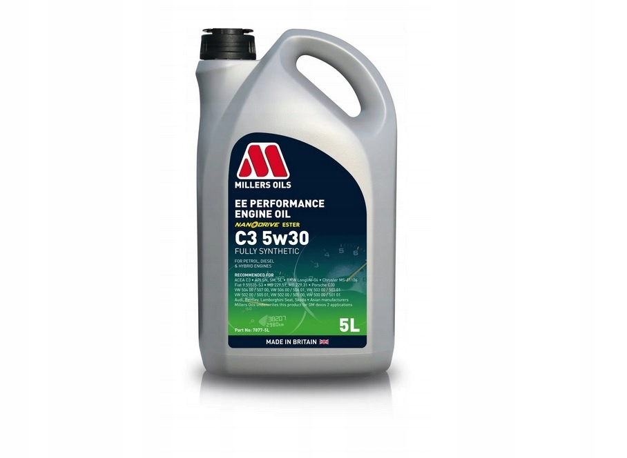 Motorový olej Millers Ee Performance C3 5W30 5L