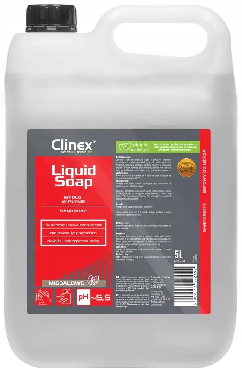 

Clinex Liquid Soap Mydło w płynie 5L migdałowe