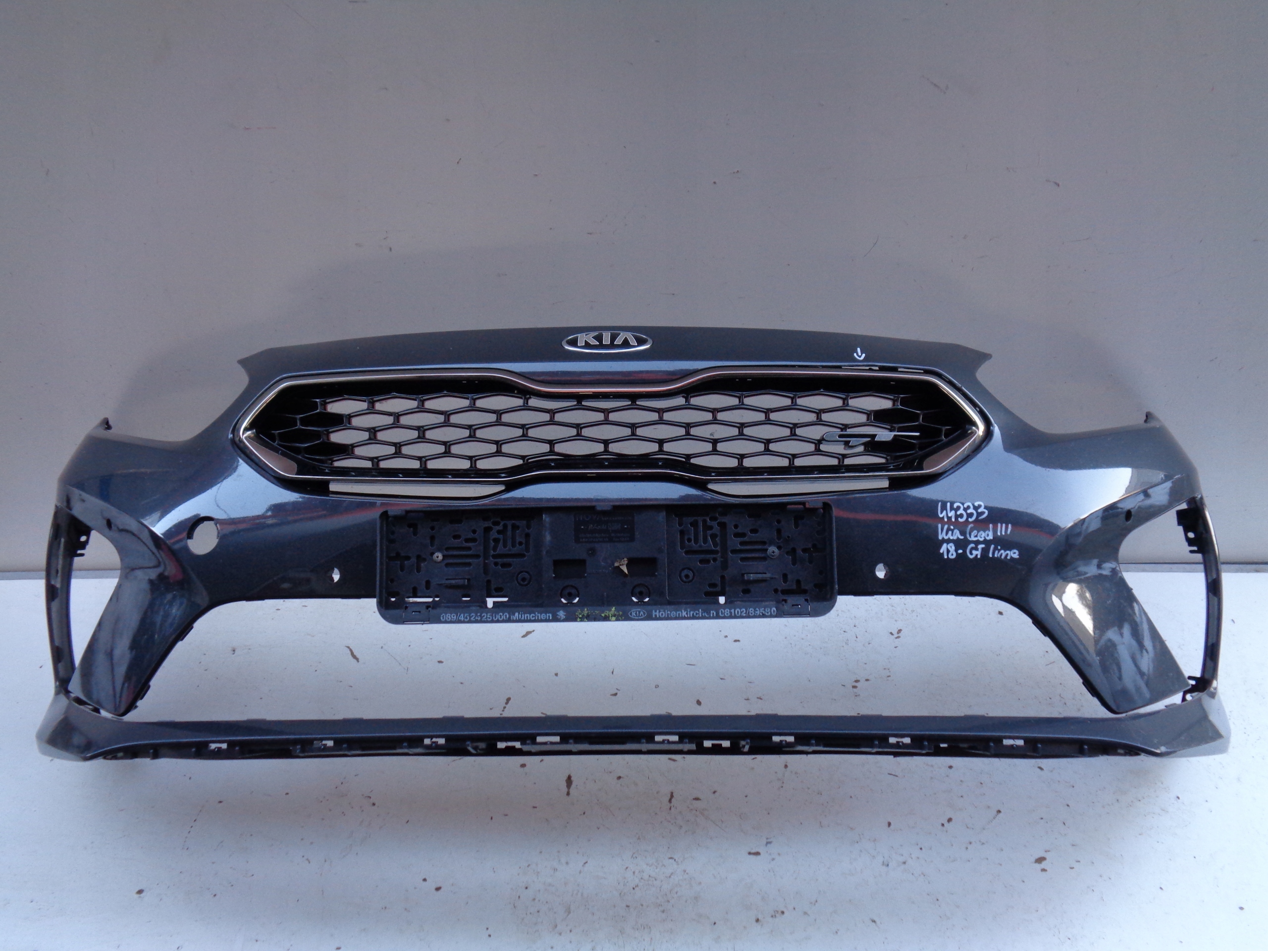 front bumper KIA CEED III 18- GT-LINE NR 44332