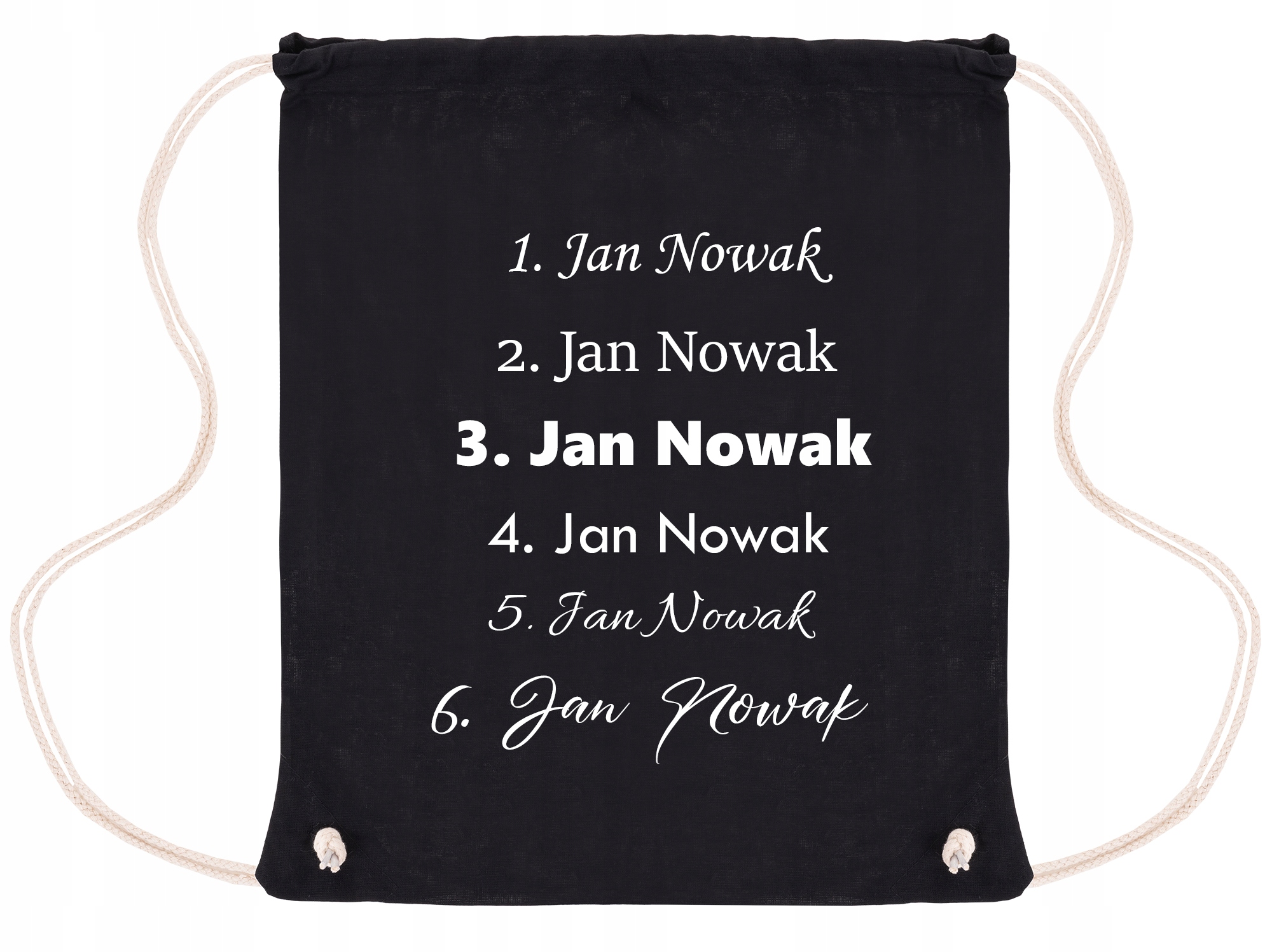 WOREK SZKOLNY NA BUTY WF PLECAK SPORTOWY + IMIĘ Wzór dominujący bez wzoru