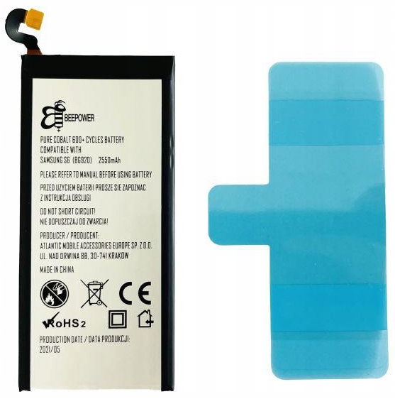 

Bateria do Samsung EB-BG920ABE Galaxy S6 920F