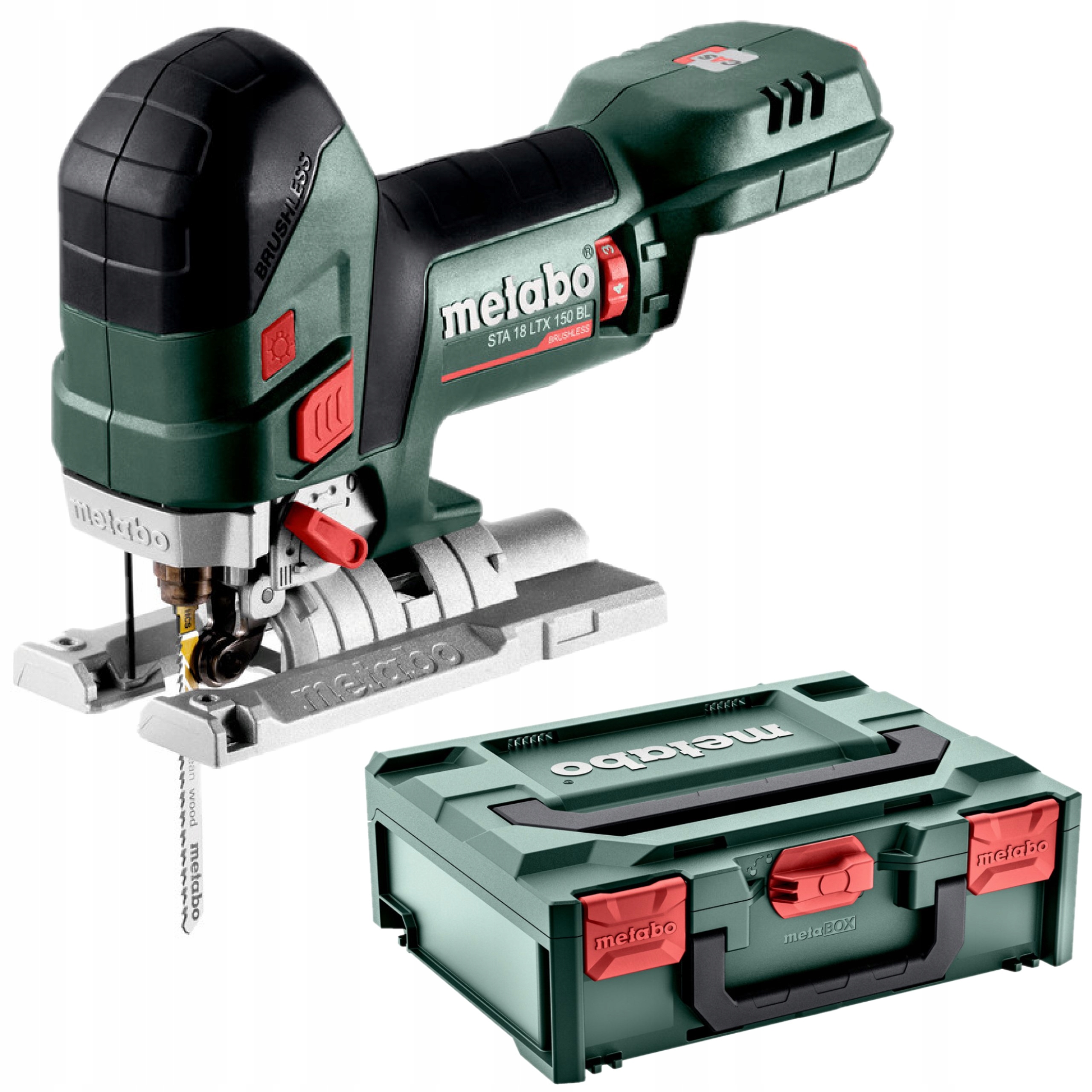 Metabo Přímočará Pila Sta 18 Ltx 150 Bl Carcass Metabox 145