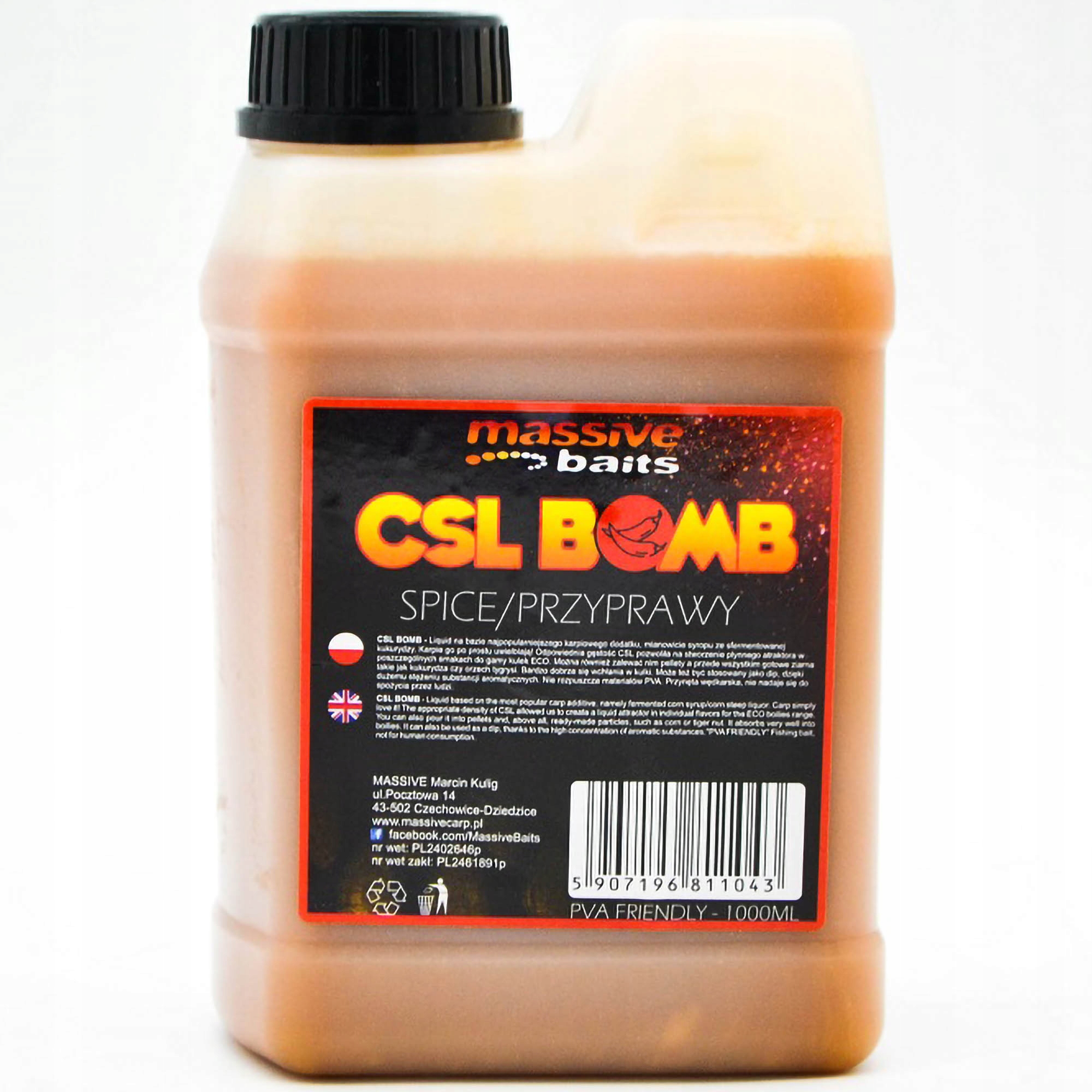 Massive Baits Spice Csl Boomb 1000ml