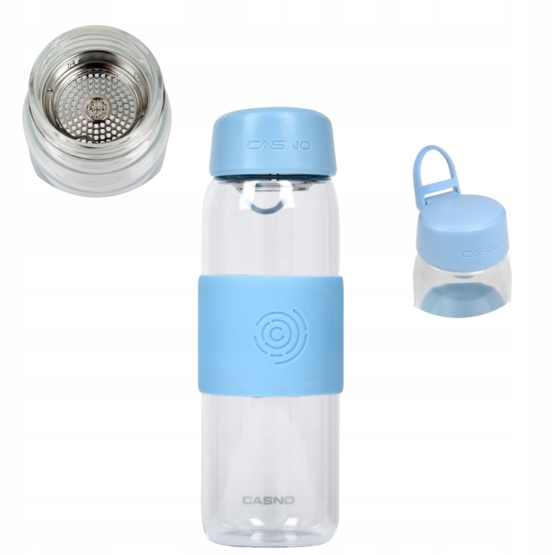 

Butelka na wodę szkło borokrzemowe Casno 600 ml