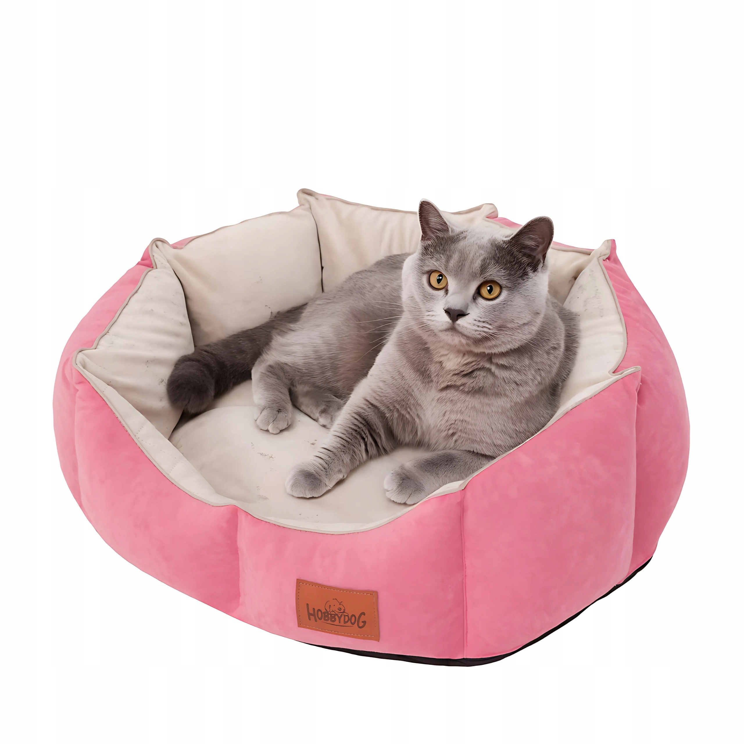 Pelíšek pro kočky s měkkým vnitřkem Pohovka s odnímatelným potahem 60 x 52 cm