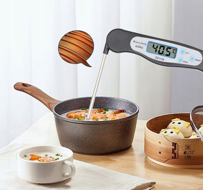 TERMOMETR Z SONDĄ DO MIĘSA POTRAW ELEKTRONICZNY Marka Rossner