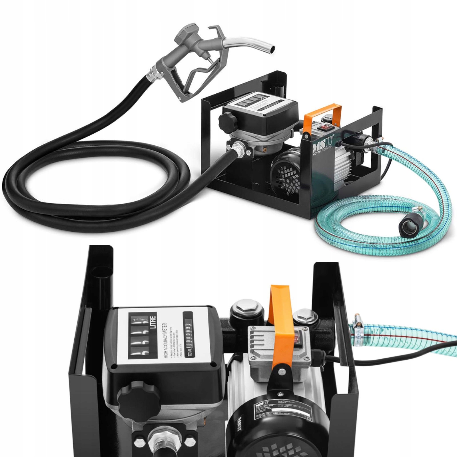 Elektrická palivová rozdeľovacia pumpa 230 V 600 W 60 l/min