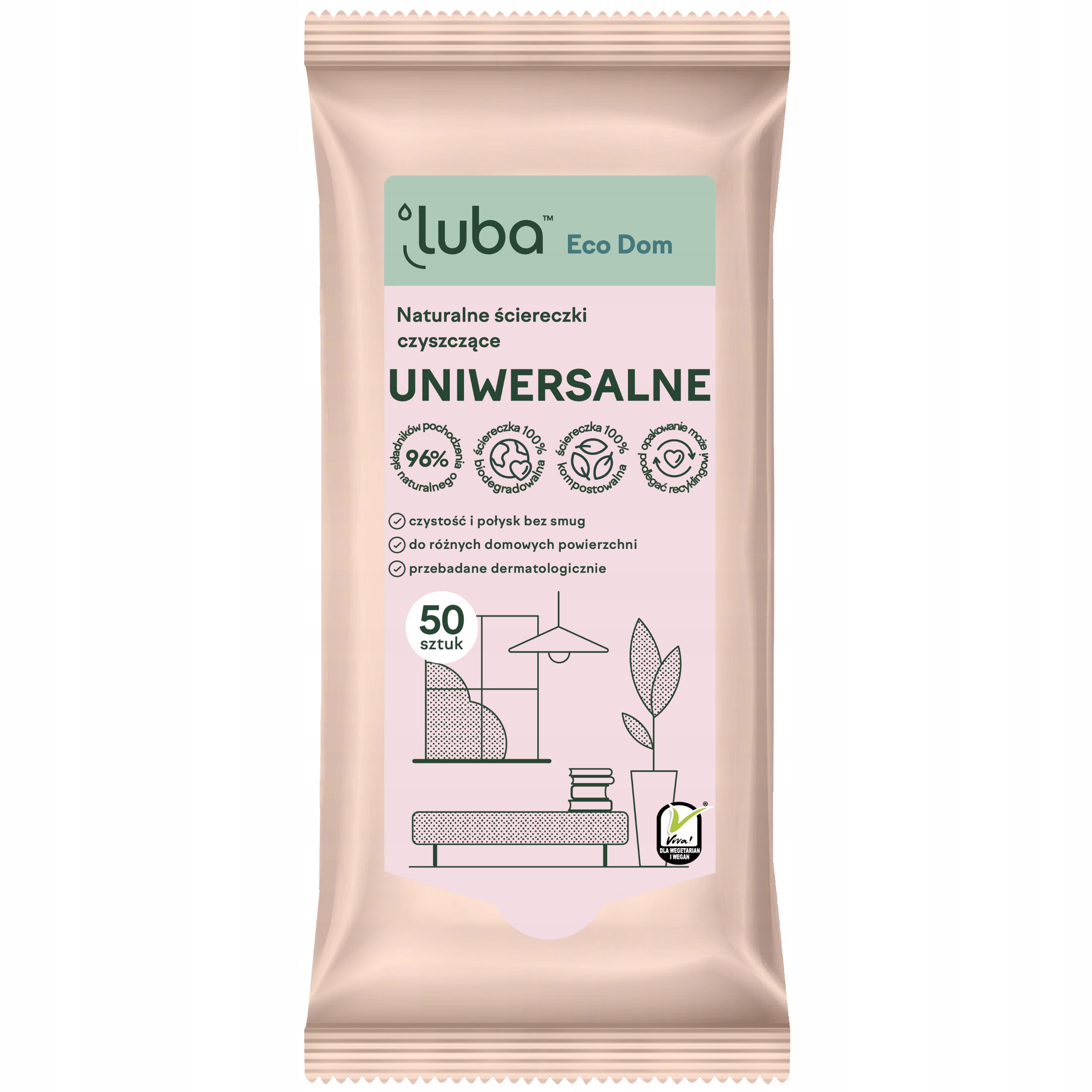 Luba ECODOM ściereczki czyszczące UNIWERSALNE